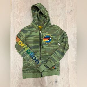 Aviator Nation zip up hoodie size M
